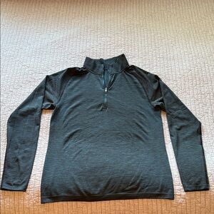 lululemon Metal Vent Tech Half Zip (Dark Heather Blue)